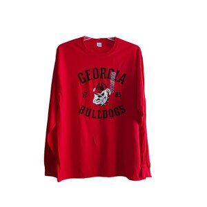 Women Georgia Bulldogs Red Long Sleeve Shirt- Sizes S, M, L, XL